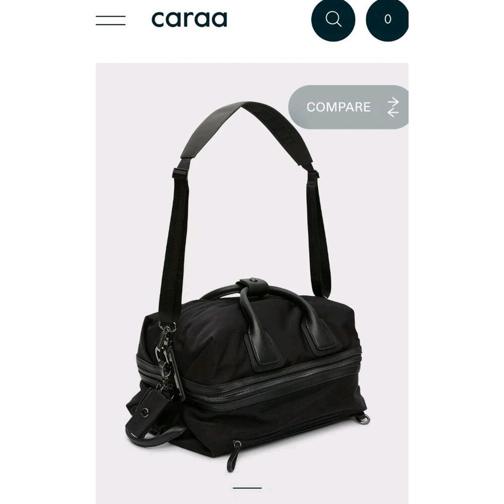 Caraa Medium Sz Studio Bag with Gunmetal 14x10x7.5